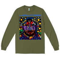 Army Green kaytranada Long Sleeve Tee - linhVisuals
