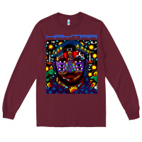 Burgundy kaytranada Long Sleeve Tee - linhVisuals