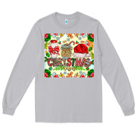 Moon Dust Christmas Vibes Long Sleeve Tee - CowhideDigitalArt