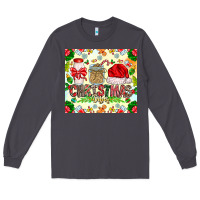 Smoke Christmas Vibes Long Sleeve Tee - CowhideDigitalArt