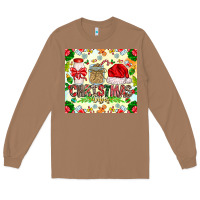 Toasted Coconut Christmas Vibes Long Sleeve Tee - CowhideDigitalArt