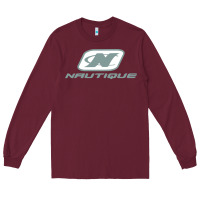 Burgundy Nautique Boats Long Sleeve Tee - linhVisuals