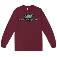 Burgundy Nautique Boats Long Sleeve Tee - linhVisuals