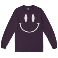 Plum smily Long Sleeve Tee - linhVisuals