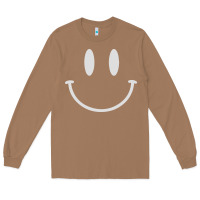 Toasted Coconut smily Long Sleeve Tee - linhVisuals