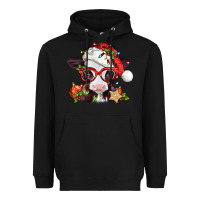 Christmas Baby Cow Heavyweight Hoodie | Teevron