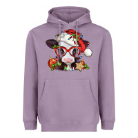 Lavender Christmas baby cow Heavyweight Hoodie - Jasminsmagicworld