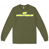 Army Green Nautique Boats Long Sleeve Tee - linhVisuals