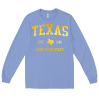 Colony Blue texas Long Sleeve Tee - linhVisuals