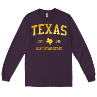 Plum texas Long Sleeve Tee - linhVisuals