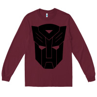 Burgundy transformer Long Sleeve Tee - linhVisuals