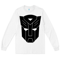 White transformer Long Sleeve Tee - linhVisuals