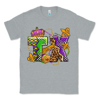 Heather Grey texas mardi gras olivia Classic Tee - OliviaCreatesArt