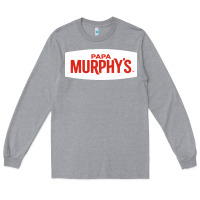 Heather Grey papa murphy's Long Sleeve Tee - linhVisuals