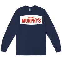 Navy papa murphy's Long Sleeve Tee - linhVisuals