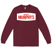 Burgundy papa murphy's Long Sleeve Tee - linhVisuals