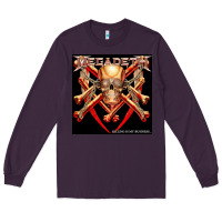 Plum Megadeath Chains Long Sleeve Tee - linhVisuals