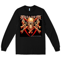 Black Megadeath Chains Long Sleeve Tee - linhVisuals