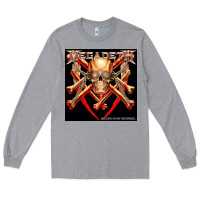Heather Grey Megadeath Chains Long Sleeve Tee - linhVisuals