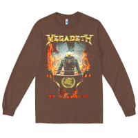 Chestnut Megadeath World Order Long Sleeve Tee - linhVisuals