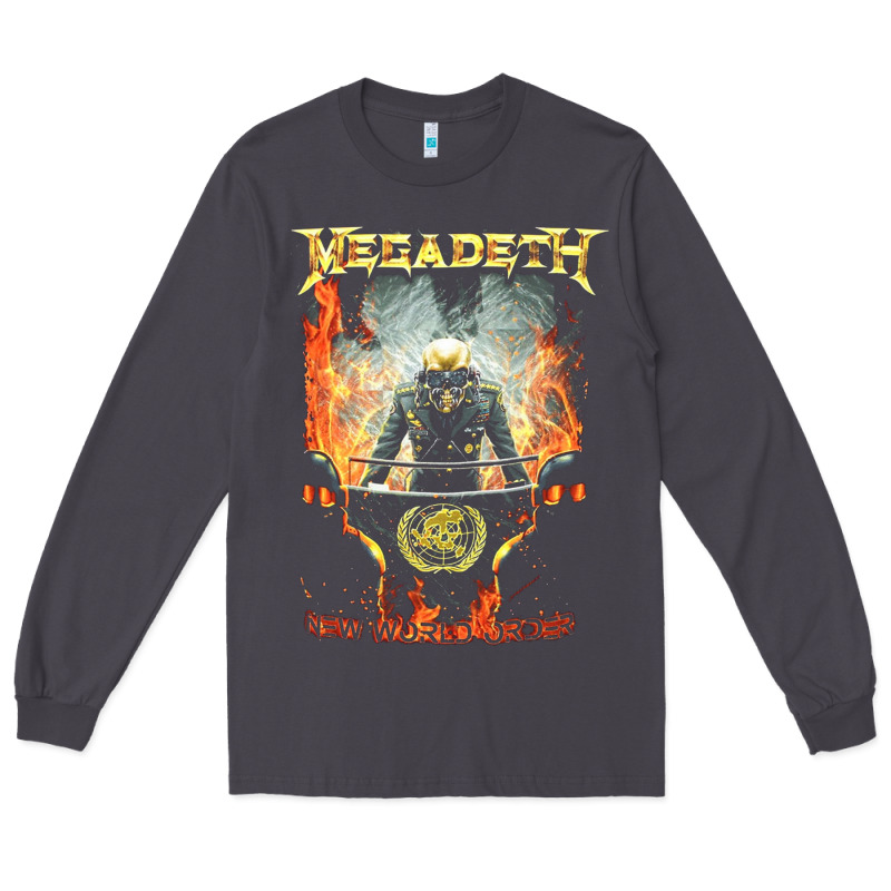 Megadeath World Order Long Sleeve Tee by linhVisuals | Teevron