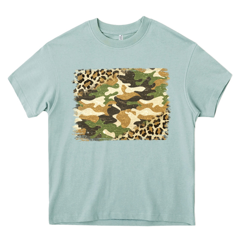 Leopard Camo Pattern Background Heavy Core Tee by Jasminsmagicworld | Teevron