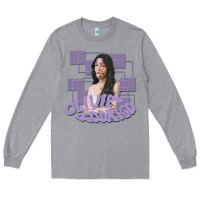 Heather Grey olivia rodrigo Long Sleeve Tee - linhVisuals