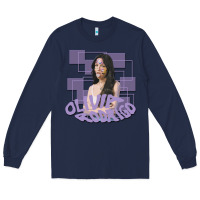 Navy olivia rodrigo Long Sleeve Tee - linhVisuals
