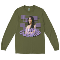 Army Green olivia rodrigo Long Sleeve Tee - linhVisuals