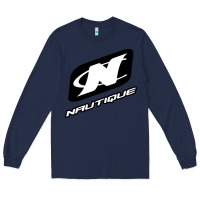 Navy Nautique Boats Long Sleeve Tee - linhVisuals