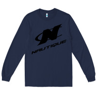 Navy Nautique Boats Long Sleeve Tee - linhVisuals