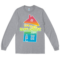 Heather Grey live from daryl house Long Sleeve Tee - linhVisuals