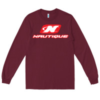 Burgundy Nautique Boats Long Sleeve Tee - linhVisuals
