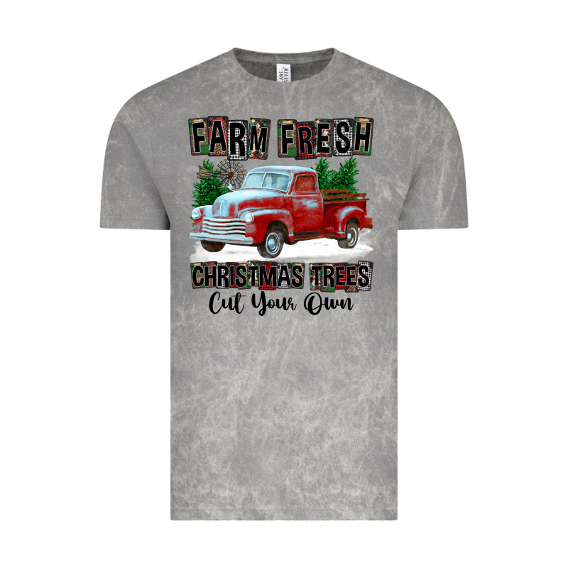 Farm Fresh Christmas Trees Cut Your Own Vintage Tee by FaDigitalArtStudio | Teevron