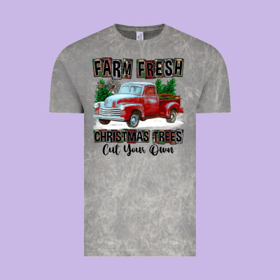 Farm Fresh Christmas Trees Cut Your Own Vintage Tee Designed By Fadigitalartstudio