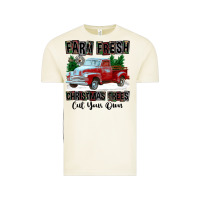 Vintage Arctic Farm Fresh Christmas Trees Cut Your Own Vintage Tee - FaDigitalArtStudio
