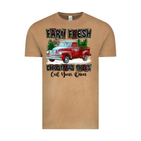 Vintage Camel Farm Fresh Christmas Trees Cut Your Own Vintage Tee - FaDigitalArtStudio