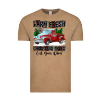 Vintage Coffee Farm Fresh Christmas Trees Cut Your Own Vintage Tee - FaDigitalArtStudio