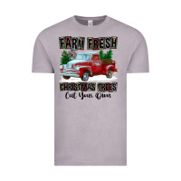 Vintage Zinc Farm Fresh Christmas Trees Cut Your Own Vintage Tee - FaDigitalArtStudio