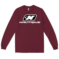Burgundy Nautique Boats Long Sleeve Tee - linhVisuals