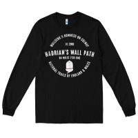 Black hadrians wall path england wales hikes tank top Long Sleeve Tee - linhVisuals