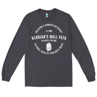 Smoke hadrians wall path england wales hikes tank top Long Sleeve Tee - linhVisuals