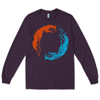 Plum spirit of the north Long Sleeve Tee - linhVisuals
