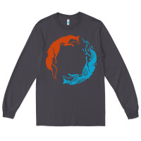 Smoke spirit of the north Long Sleeve Tee - linhVisuals