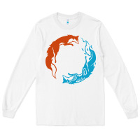 White spirit of the north Long Sleeve Tee - linhVisuals