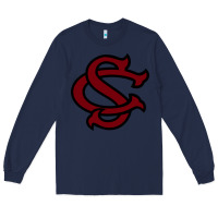 Navy usc baseball Long Sleeve Tee - linhVisuals