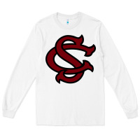 White usc baseball Long Sleeve Tee - linhVisuals