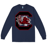 Navy the gamecocks athletics Long Sleeve Tee - linhVisuals
