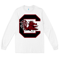 White the gamecocks athletics Long Sleeve Tee - linhVisuals