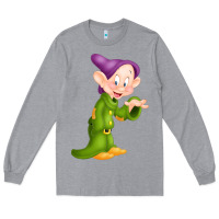 Heather Grey dopey Long Sleeve Tee - linhVisuals